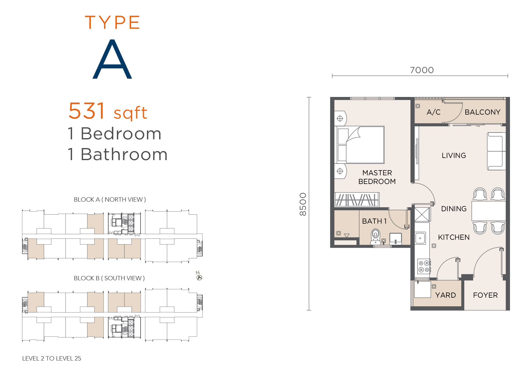 Aster Court Type A floor plan