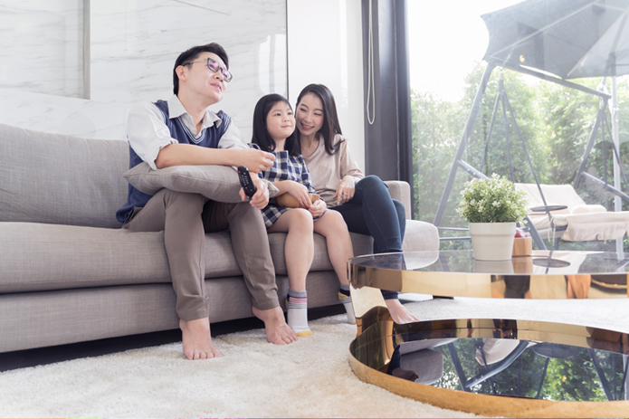 Aster Court interior living